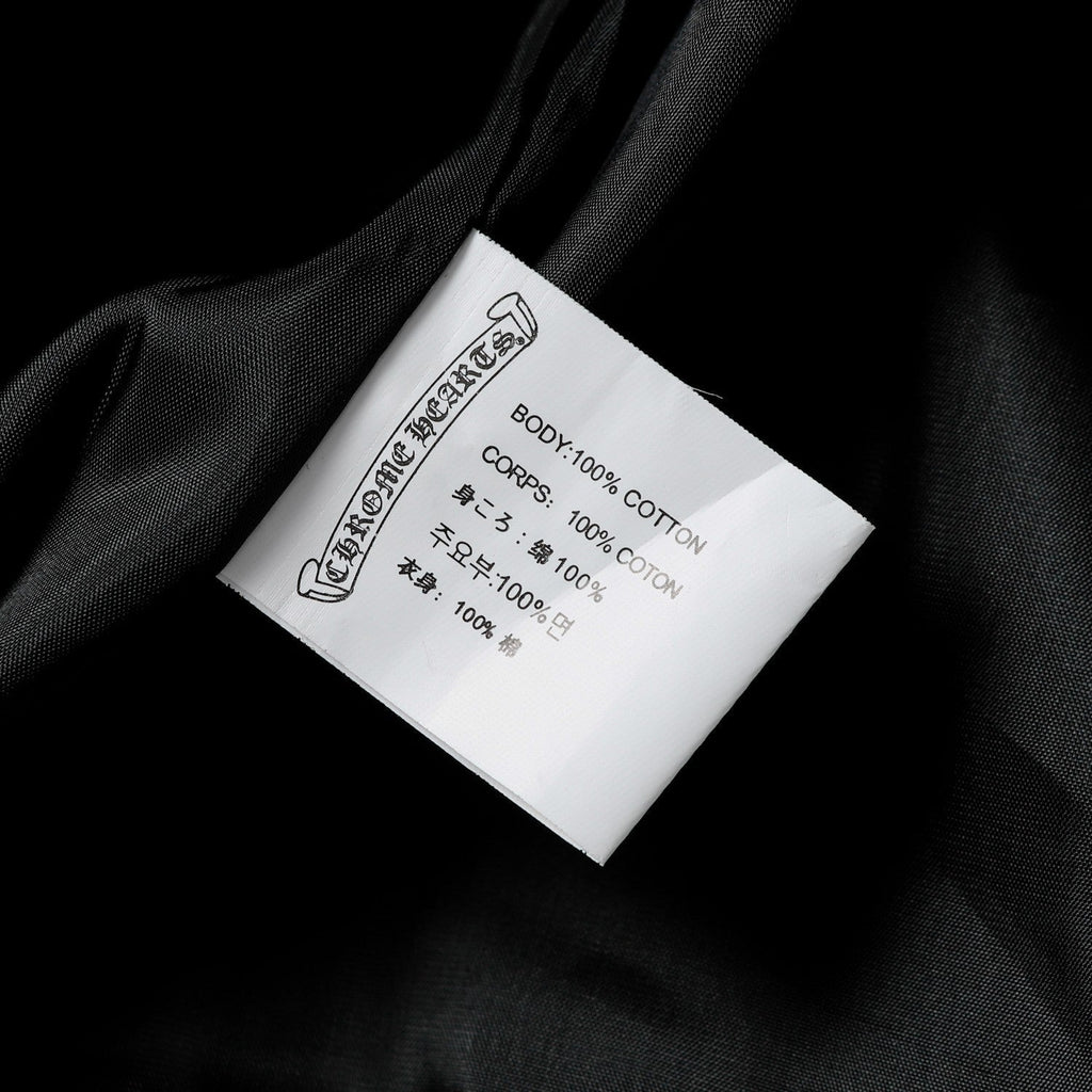 Varsity Jacket - Black White Gothic Baseball Coat 2206